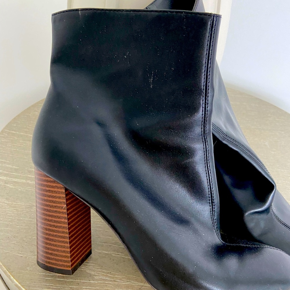 Nice black heel boots